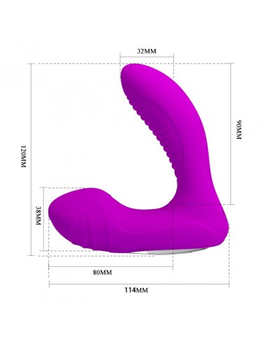 Uniwersalny Stymulator Analny Lilian USB 12 Funkcji + Grzanie - Masażery i stymulatory prostaty - 5