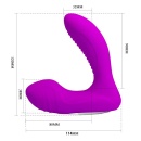 Dwustronny wibrator Lilian z podgrzewaniem, 12 cm - 5