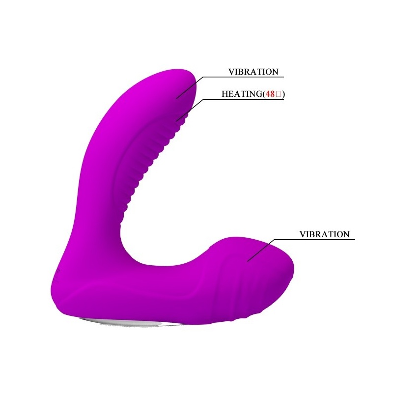 Dwustronny wibrator Lilian z podgrzewaniem, 12 cm - 6