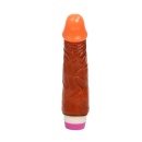 Wibrator dildo Waves of Pleasure Fantasy Vibes z pokrętłem, 21,5 cm - 2