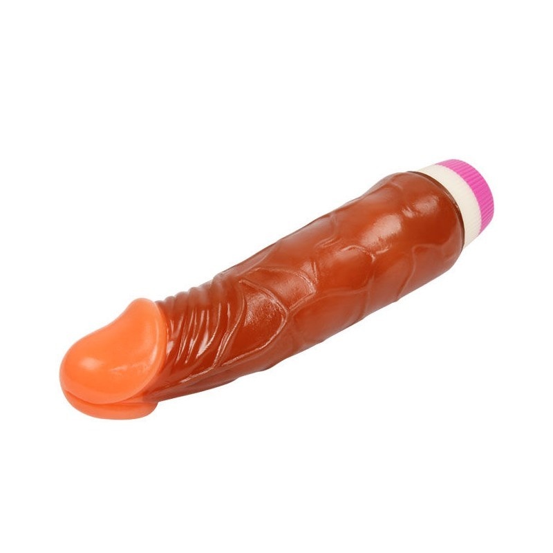 Wibrator dildo Waves of Pleasure Fantasy Vibes z pokrętłem, 21,5 cm - 3