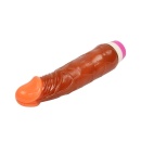 Wibrator dildo Waves of Pleasure Fantasy Vibes z pokrętłem, 21,5 cm - 3