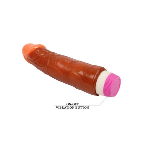 Wibrator dildo Waves of Pleasure Fantasy Vibes z pokrętłem, 21,5 cm - 6