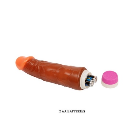 Wibrator dildo Waves of Pleasure Fantasy Vibes z pokrętłem, 21,5 cm - 7