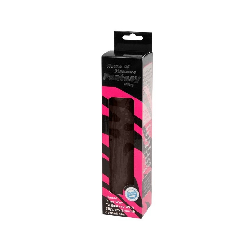 Wibrator dildo Waves of Pleasure z żyłkowanym trzonem i rozszerzającą się podstawą, 23 cm - 2