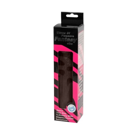 Wibrator dildo Waves of Pleasure z żyłkowanym trzonem i rozszerzającą się podstawą, 23 cm - 2