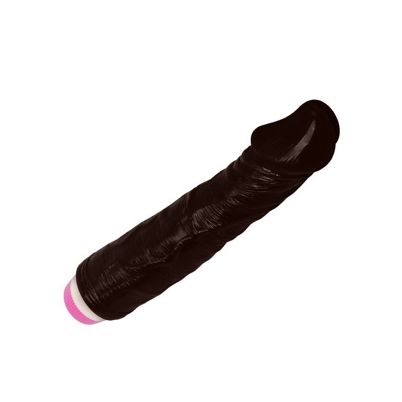 Wibrator dildo Waves of Pleasure z żyłkowanym trzonem i rozszerzającą się podstawą, 23 cm - 4