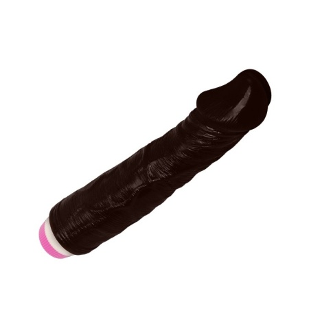 Wibrator dildo Waves of Pleasure z żyłkowanym trzonem i rozszerzającą się podstawą, 23 cm - 4