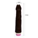 Wibrator dildo Waves of Pleasure z żyłkowanym trzonem i rozszerzającą się podstawą, 23 cm - 5