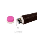 Wibrator dildo Waves of Pleasure z żyłkowanym trzonem i rozszerzającą się podstawą, 23 cm - 7