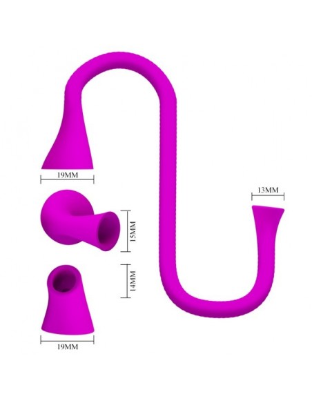 Stymulator Bezdotykowy, Wibrator Łechtaczkowy i Punktu G - Romance 3w1 - Wibratory Bezdotykowe - 5