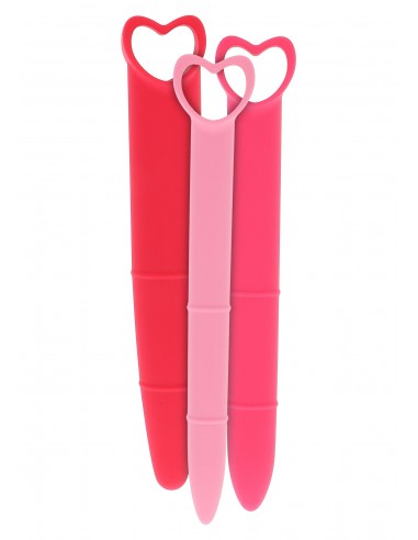 Zestaw długich zatyczek analnych Silicone vaginal dilators - Dilda analne - 1