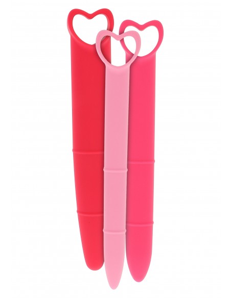 Zestaw długich zatyczek analnych Silicone vaginal dilators - Dilda analne - 1