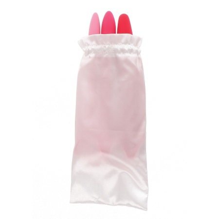 Dilatory waginalne silikonowe 3pcs Pink – średnice 1,9–3,2 cm - 8