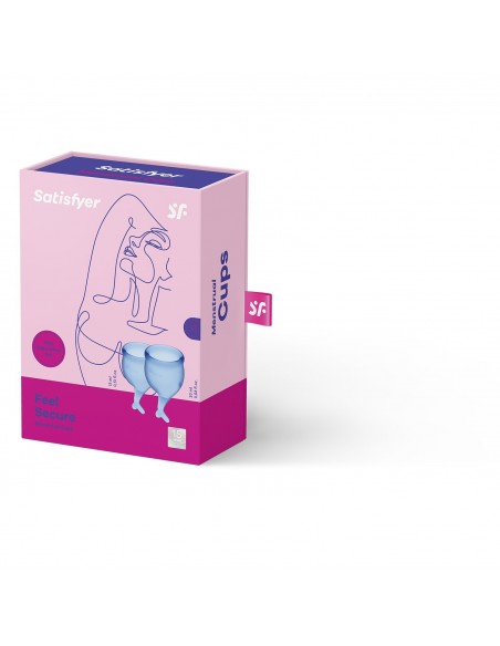 Tampony - Feel Secure Menstrual Cup (dark blue) - nie na sklep - 1