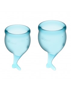 Tampony - Feel Secure Menstrual Cup (light blue) - nie na sklep - 1 2