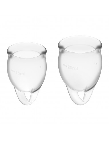 Tampony - Feel Confident Menstrual Cup (transparent) - nie na sklep - 2