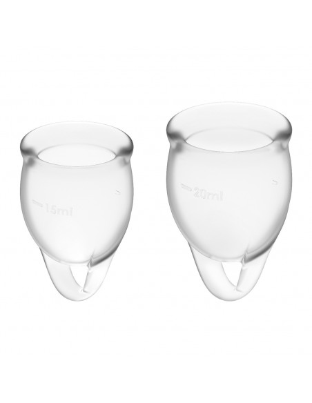 Tampony - Feel Confident Menstrual Cup (transparent) - nie na sklep - 2