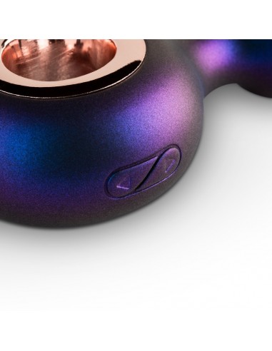 Wibrujący korek analny Hueman - Deep Space Vibrating Anal Plug - Kulki i korki analne wibrujące - 3