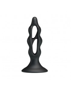 Korek analny zatyczka BAILE - Silicone Butt Plug - Korki analne silikonowe - 1 2