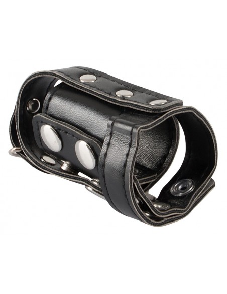 Pierścień w stylu uprzęży Ball Stretcher with Separator - Pierścienie erekcyjne niewibrujące - 4