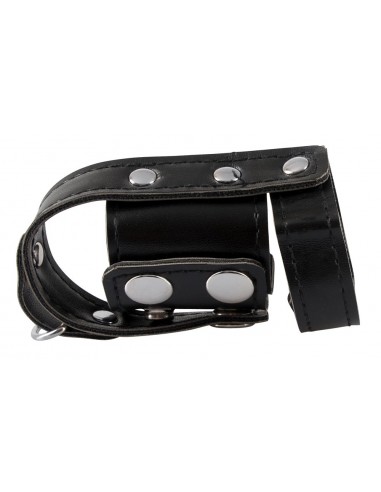 Pierścień w stylu uprzęży Ball Stretcher with Separator - Pierścienie erekcyjne niewibrujące - 6