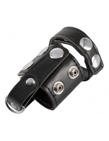 Pierścień w stylu uprzęży Ball Stretcher with Separator - Pierścienie erekcyjne niewibrujące - 7