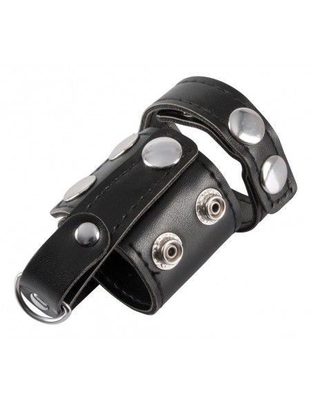 Pierścień w stylu uprzęży Ball Stretcher with Separator - Pierścienie erekcyjne niewibrujące - 7