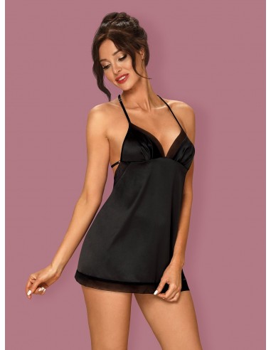 Alifini koszulka i stringi czarna L/XL - Koszule nocne - 3