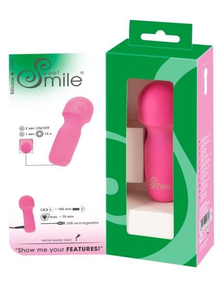 Masażer WAND Sweet Smile Mini Wand - Wibratory Magic Wand - 9