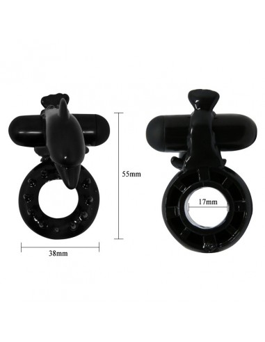 Pierścien erekcyjny wibrujący DELFINEK Sweet ring - Pierścienie erekcyjne wibrujące - 6