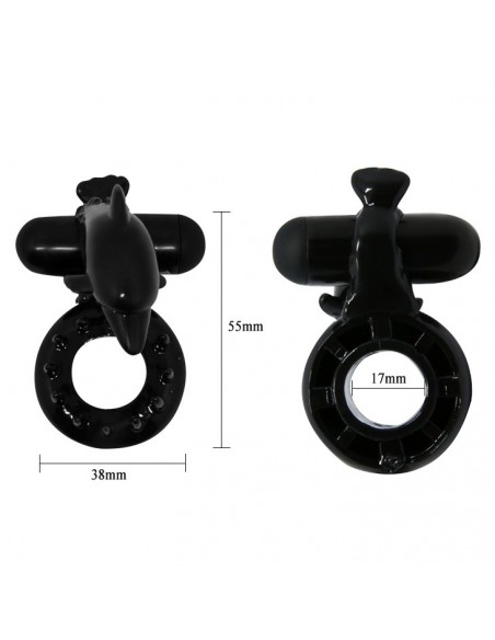 Pierścien erekcyjny wibrujący DELFINEK Sweet ring - Pierścienie erekcyjne wibrujące - 6