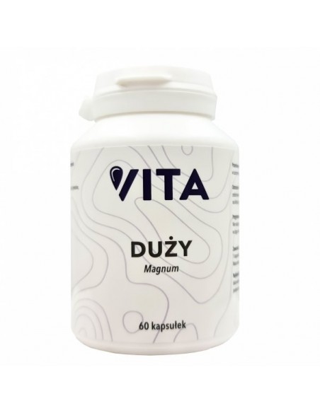 Wzmocnienie erekcji VITA Magnum 60 kaps. - Dłuższa i mocniejsza erekcja - 1