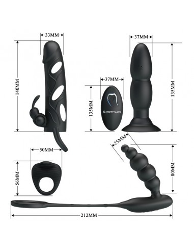 Zestaw akcesoriów do stymulacji MASTER HUNTER - Śmieszne gadżety, prezenty - 6