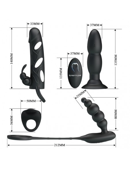 Zestaw akcesoriów do stymulacji MASTER HUNTER - Śmieszne gadżety, prezenty - 6