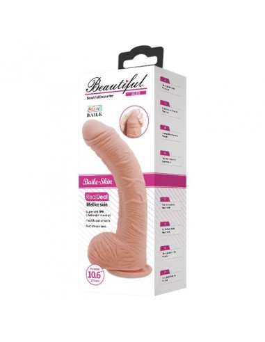 Realistyczne Dildo CYBERSKÓRA BAILE- Beautiful ALEX 10.6'' Flesh - Dilda z cyberskóry - 4