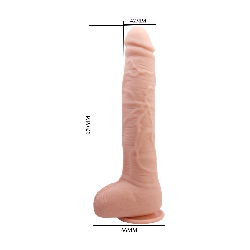Dildo realistyczne Beautiful DICK 11'' z przyssawką, 28 cm, TPR - 8