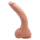 Dildo Beautiful Jack 10,2'' z zakrzywionym trzonem i przyssawką - 27 cm - 5