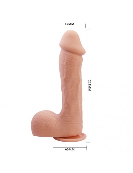 Realistyczne Dildo CYBERSKÓRA BAILE- Beautiful JOHNSON 8,7'' Flesh - Dilda z cyberskóry - 3