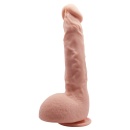 Dildo JASON 24,9 cm z zakrzywionym trzonem i przyssawką - 4
