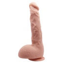 Dildo JASON 24,9 cm z zakrzywionym trzonem i przyssawką - 5