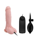 Dildo nadmuchiwane wibrujące BW-008066AQ 19,5 cm - 1