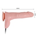 Dildo nadmuchiwane wibrujące BW-008066AQ 19,5 cm - 5