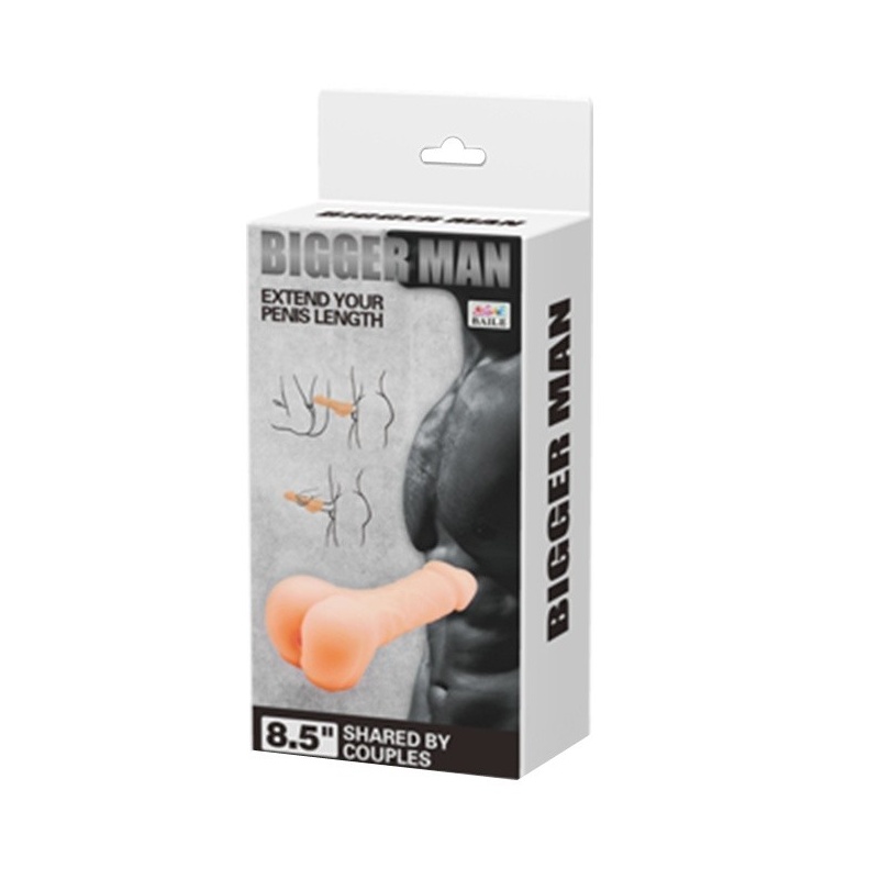 Stroker analny Bigger Man Plus z kanałem o głębokości 22 cm - 7