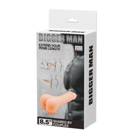 Stroker analny Bigger Man Plus z kanałem o głębokości 22 cm - 7