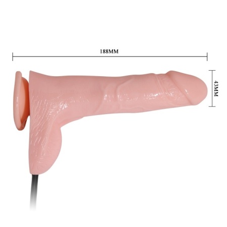 Nadmuchiwany wibrator Inflatable z przyssawką - 5