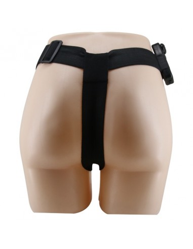 Wibrujący Strapon Ultra Passionate Harness Dual Penis 6,2'' - Strap-ony, dilda na pasku z wibracją - 6