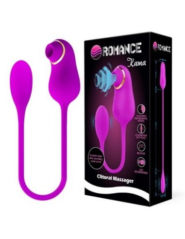 Stymulator Bezdotykowy Łechtaczki i Wibracyjny Punktu G Romance Kama - Wibratory Bezdotykowe - 4