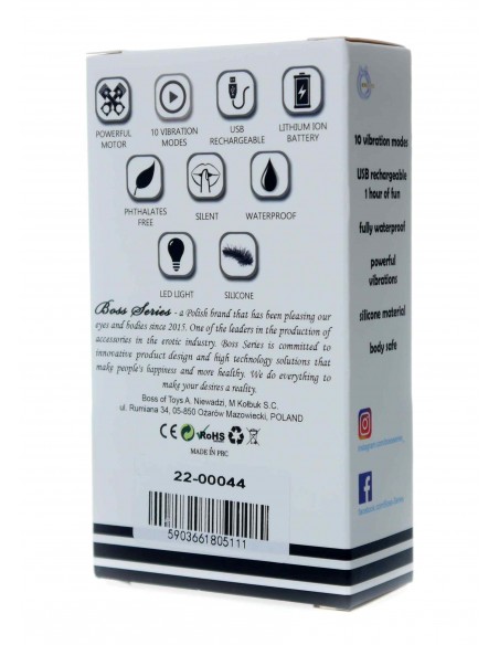 Potężny Mini Wibrator Przyjemny w Dotyku 10 Funkcji Wibracji - Wibratory Mini - 13