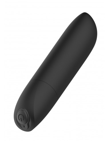 Wibrator mini Rechargeable Powerful Bullet Vibrator USB 20 Functions - Matt Black - Wibratory Mini - 1